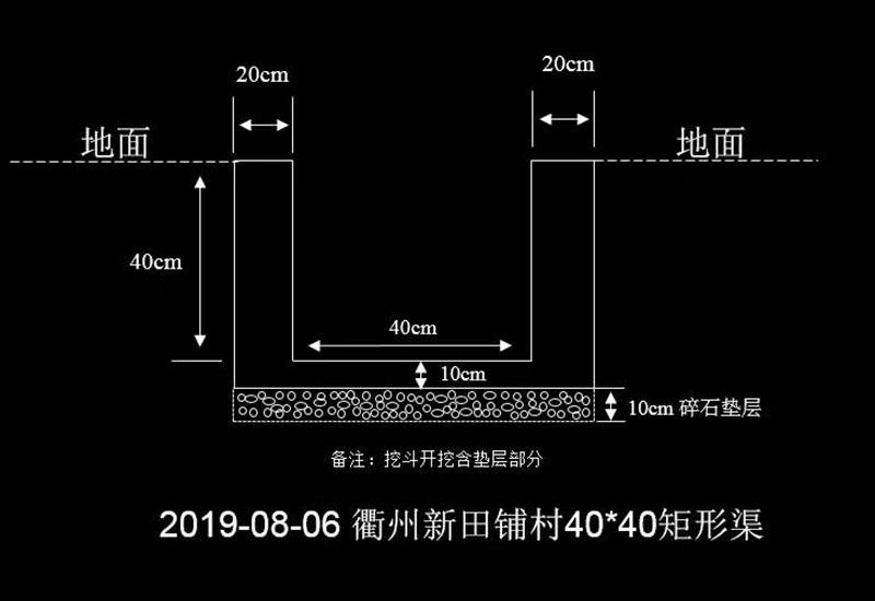 水渠机图纸